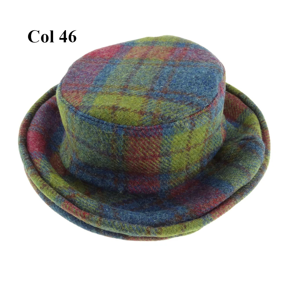 Ladies 100% Harris Tweed Cloche Hat - Image 4