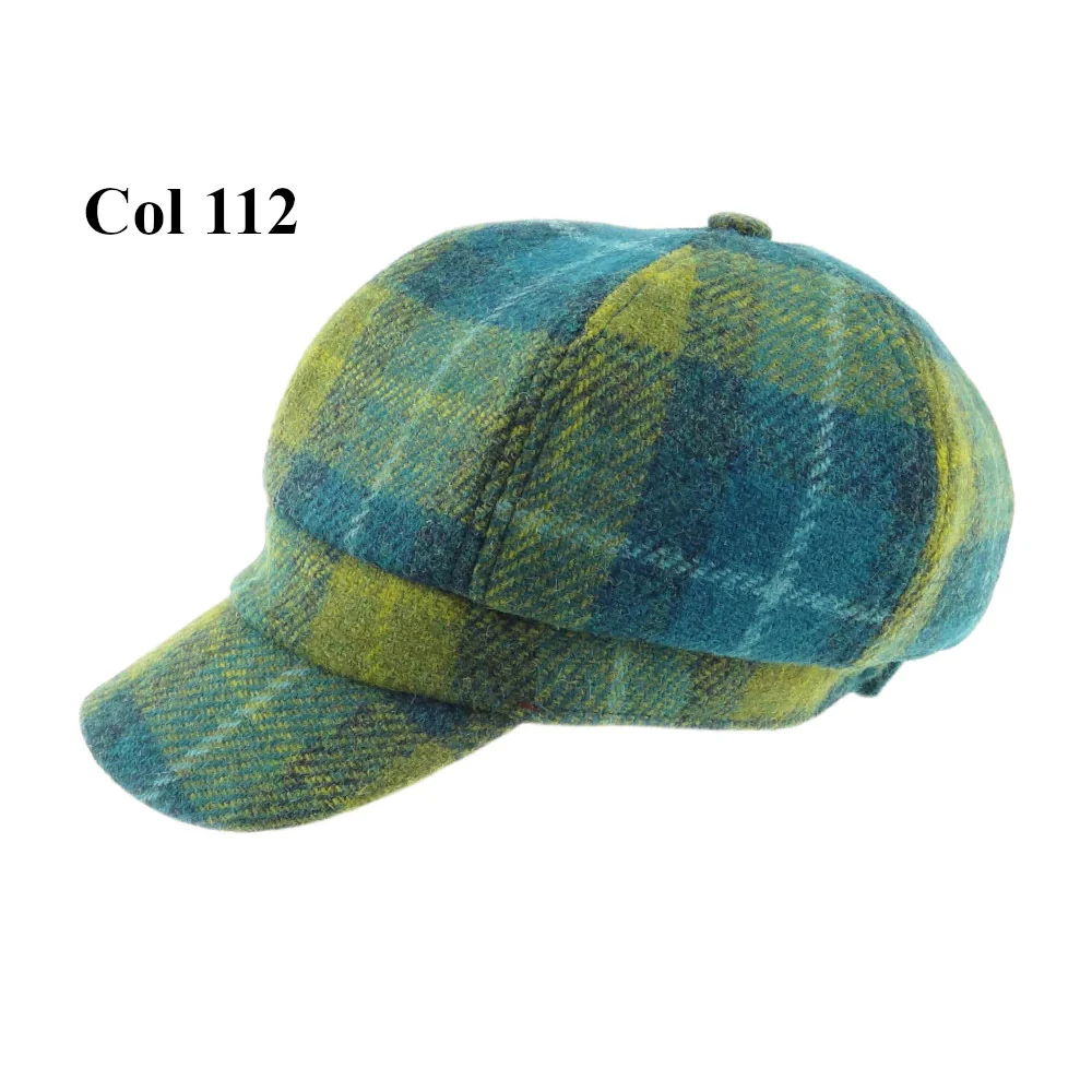 Ladies 100% Harris Tweed One Size Cap - Image 3