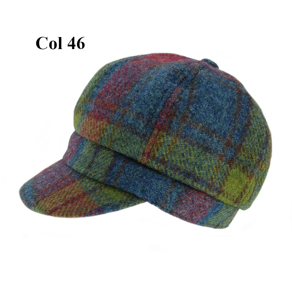 Ladies 100% Harris Tweed One Size Cap - Image 4