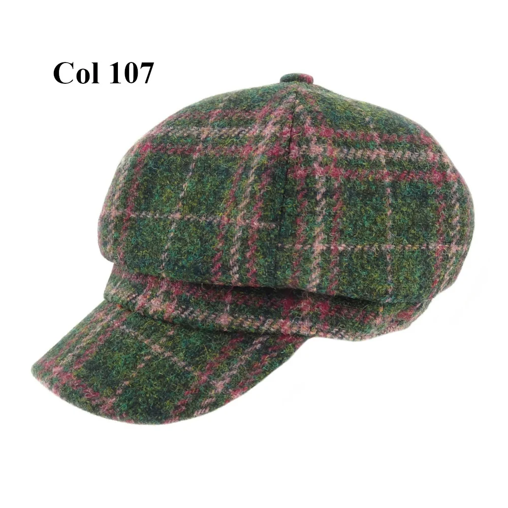 Ladies 100% Harris Tweed One Size Cap - Image 5