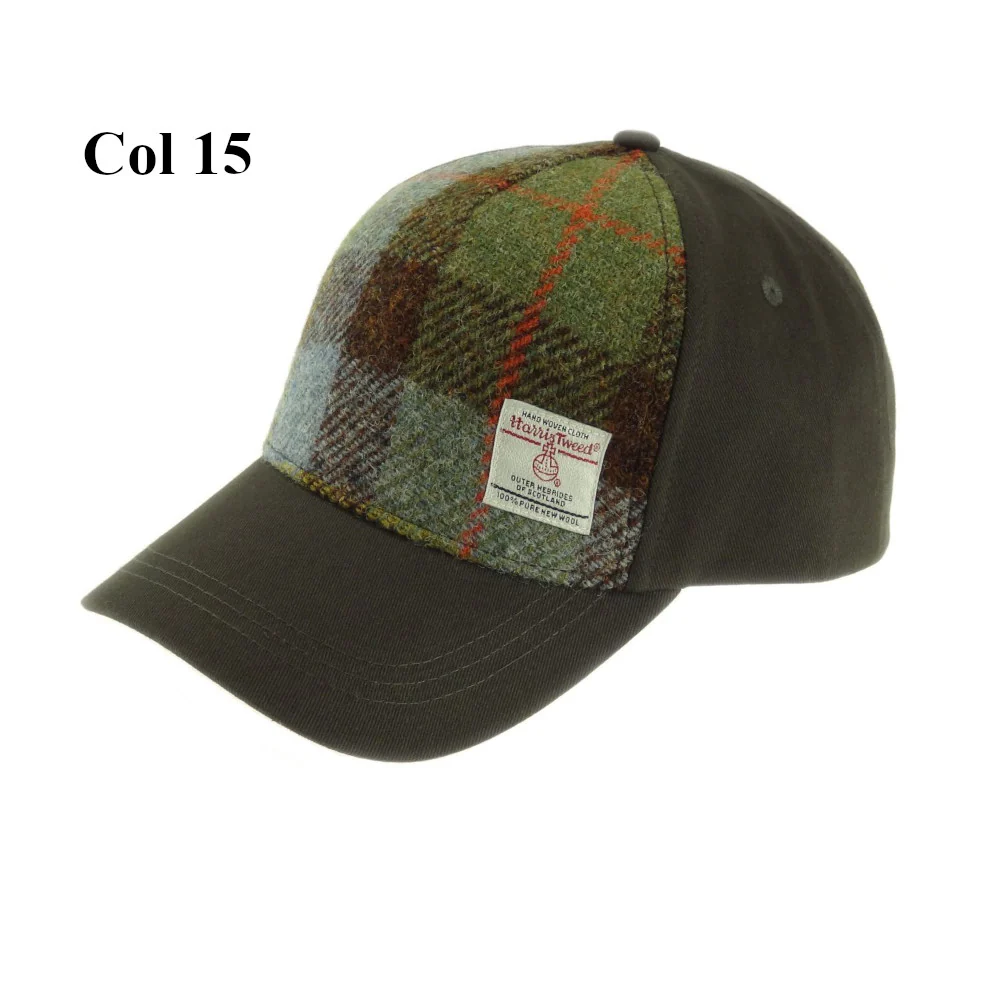 Unisex Baseball Cap with 100% Harris Tweed - Image 3