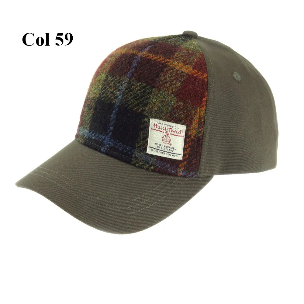 Unisex Baseball Cap with 100% Harris Tweed - Image 4