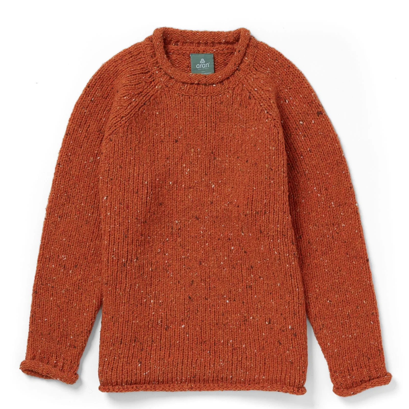 Ladies Donegal Tweed Wool Roll Neck Sweater by Aran Mills - 3 Colours - Image 5
