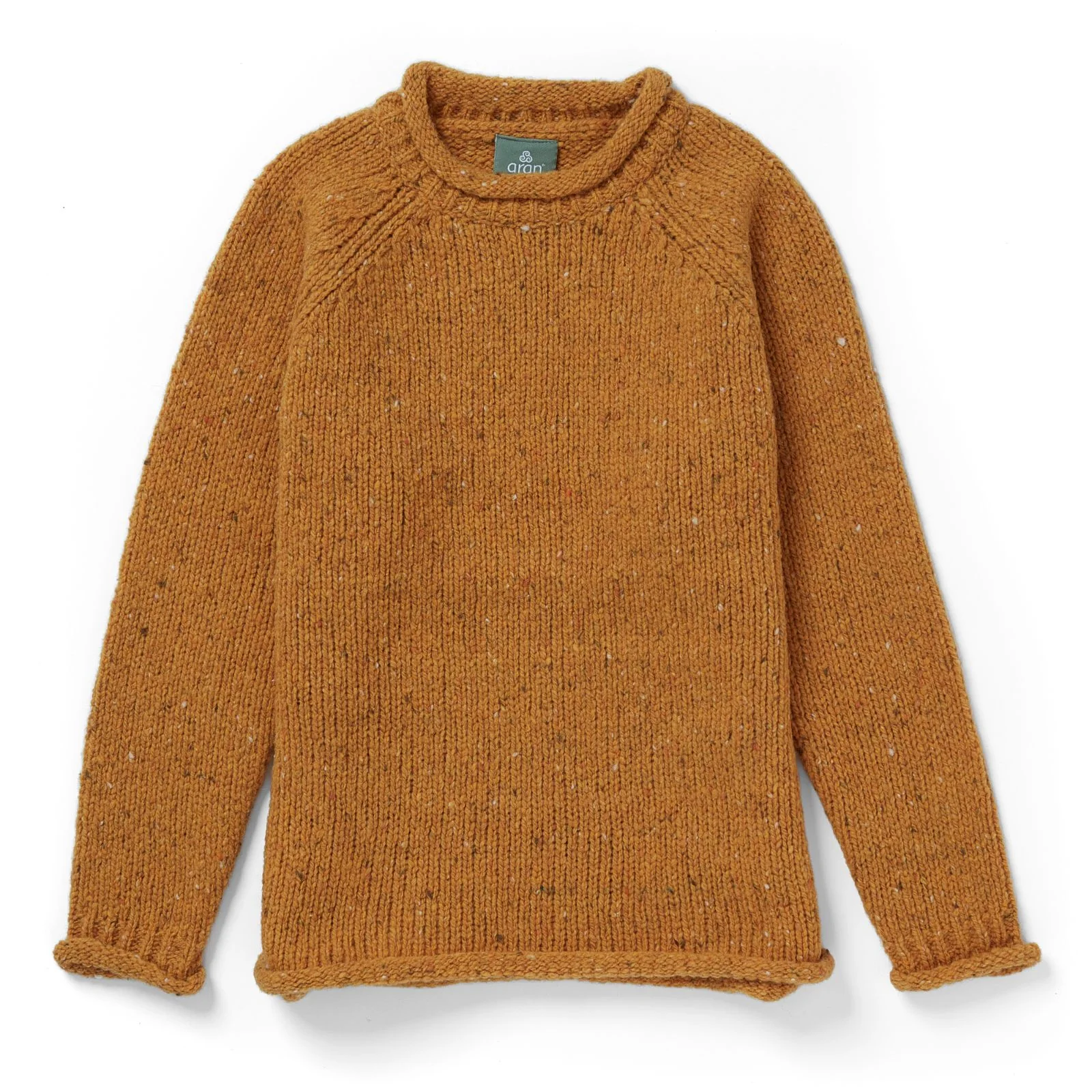 Ladies Donegal Tweed Wool Roll Neck Sweater by Aran Mills - 3 Colours - Image 6