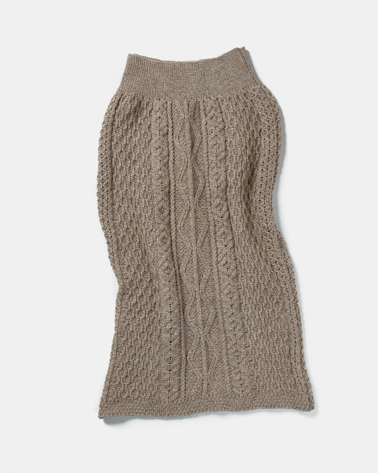 Ladies Merino Wool 3/4 Length Skirt By Aran Mills - Image 3