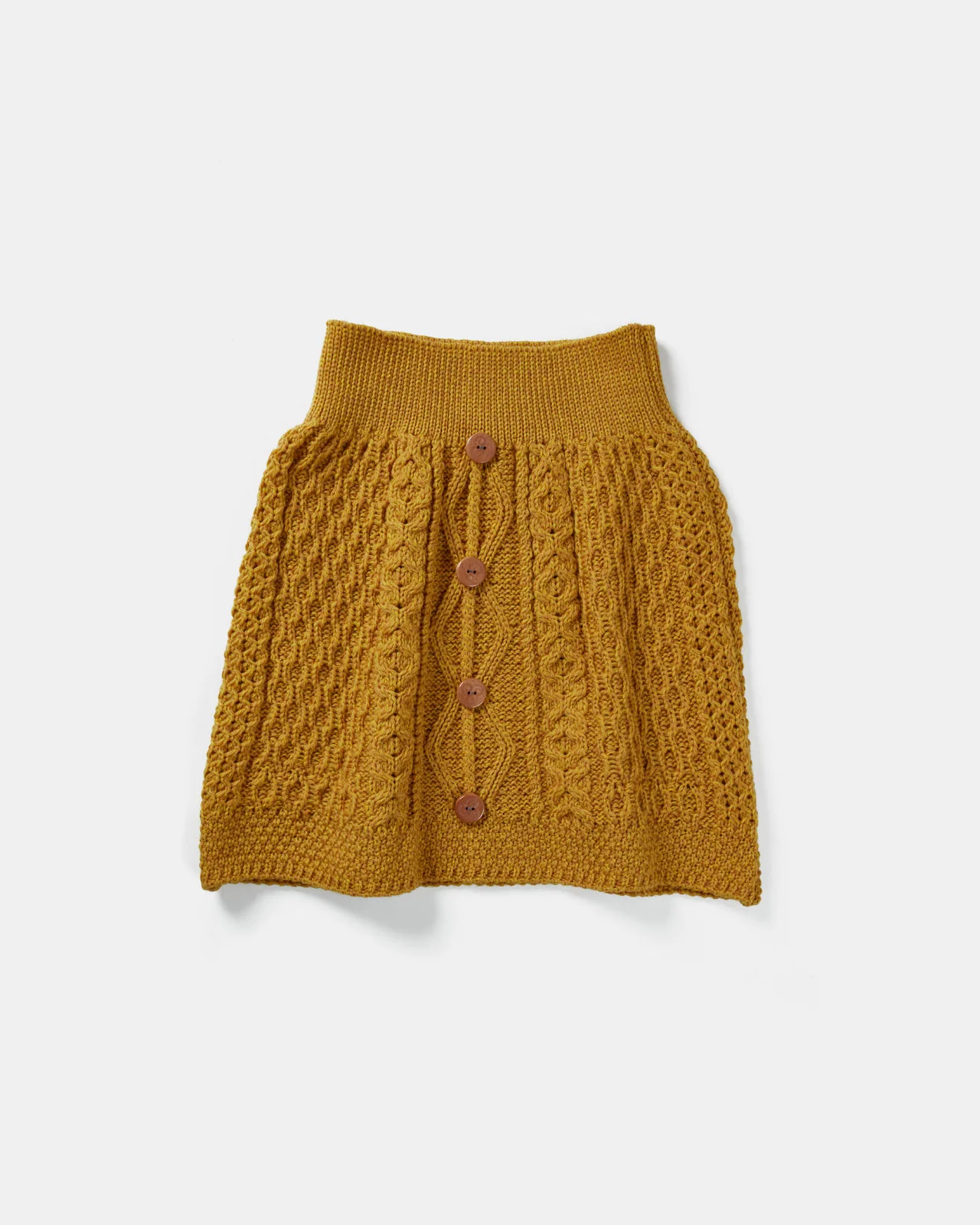 Ladies Merino Wool Mini Skirt By Aran Mills - Image 3