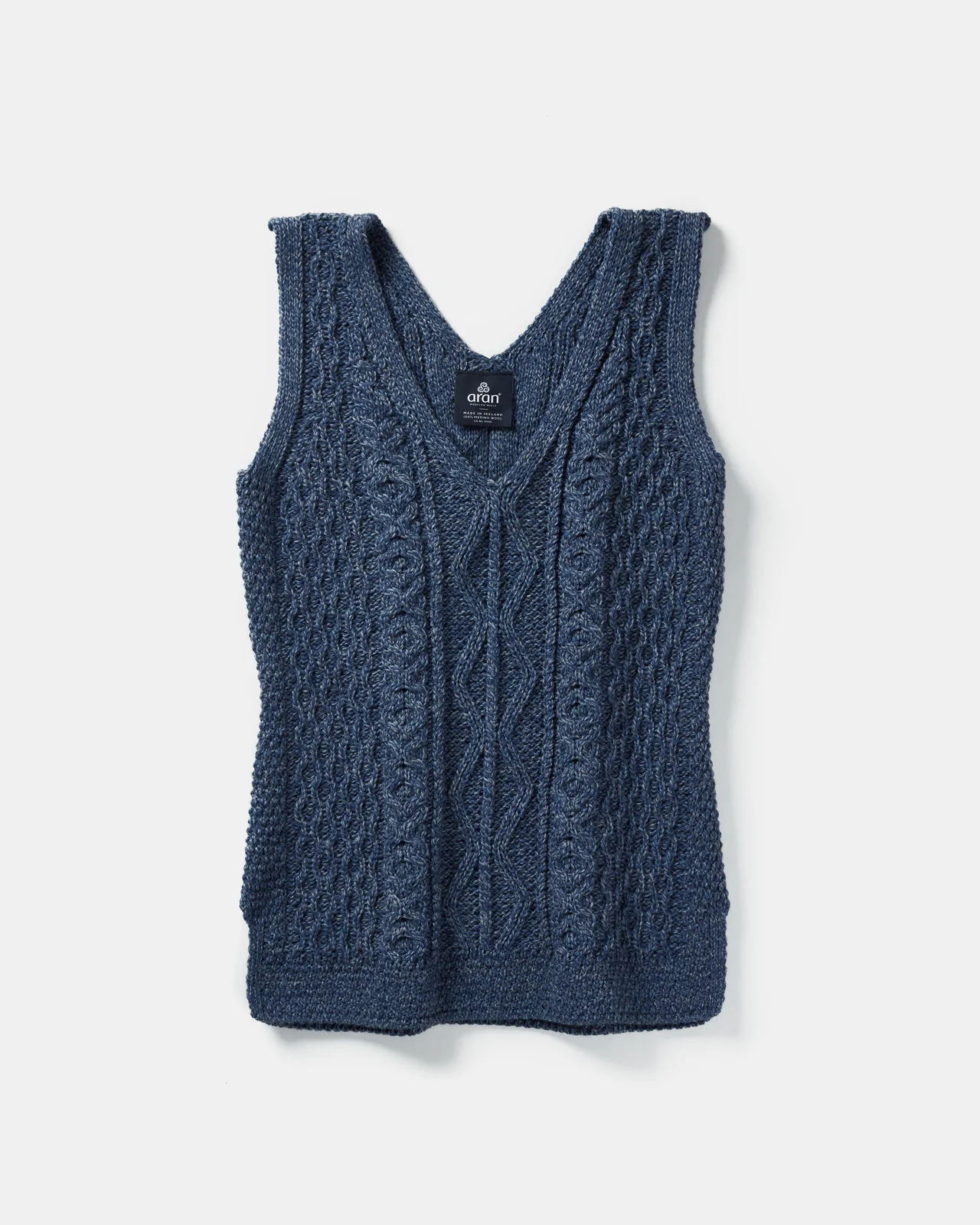 Ladies Merino Wool Slipover By Aran Mills - Image 4