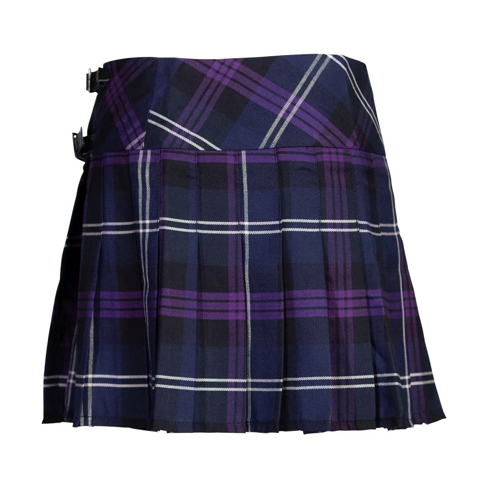 Ladies Polyviscose Billie Kilt - 16 inch Length - 5 Colours - Image 3