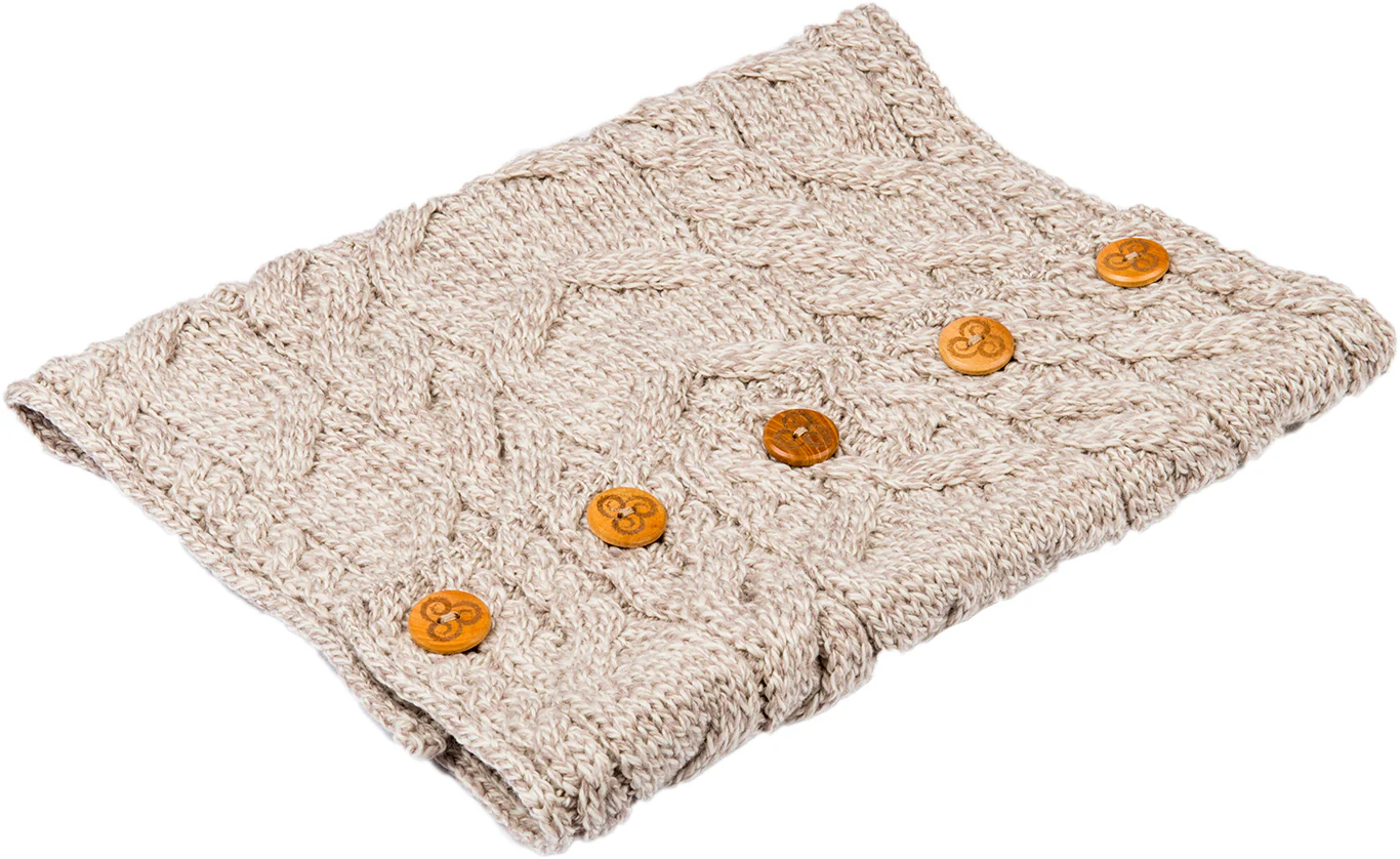 Ladies Supersoft Merino 5 Button Snood by Aran Mills - 5 Colours - Image 3