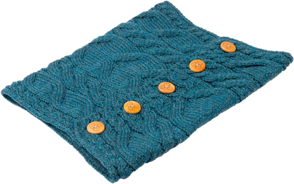 Ladies Supersoft Merino 5 Button Snood by Aran Mills - 5 Colours - Image 4