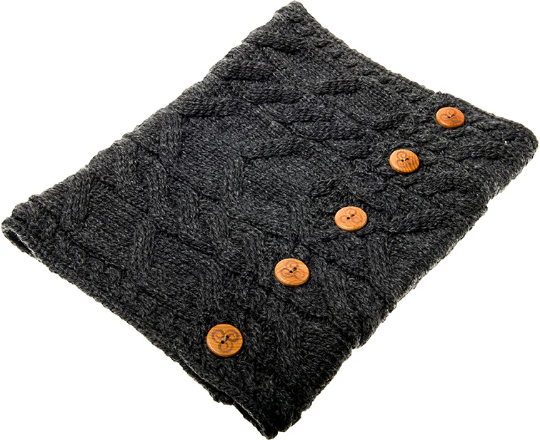 Ladies Supersoft Merino 5 Button Snood by Aran Mills - 5 Colours - Image 5