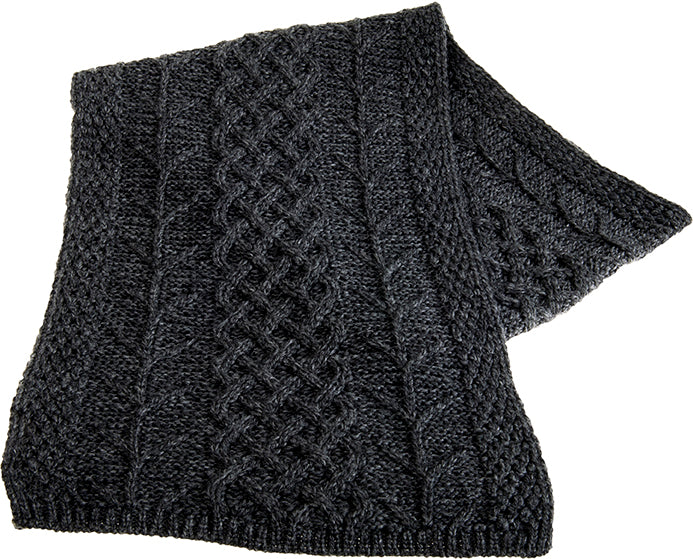 Ladies Supersoft Merino Wool Weave Design Scarf by Aran Mills - 5 Colours - Image 5
