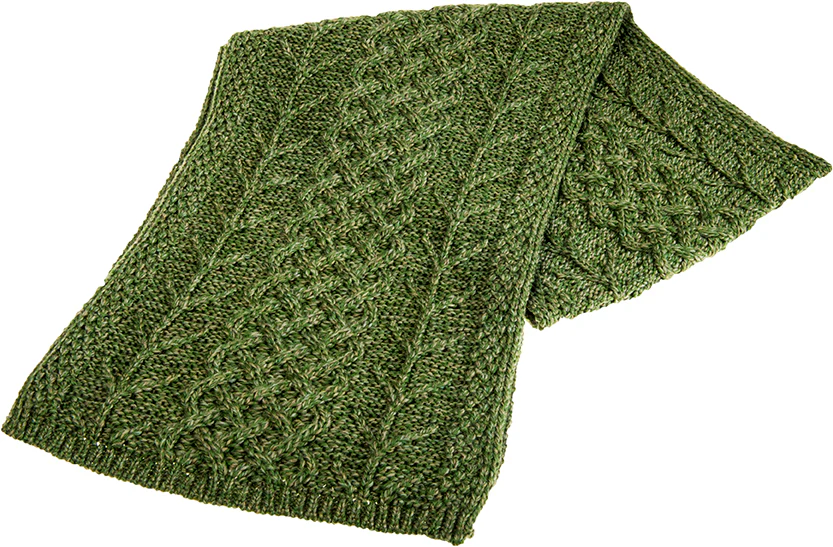 Ladies Supersoft Merino Wool Weave Design Scarf by Aran Mills - 5 Colours - Image 6