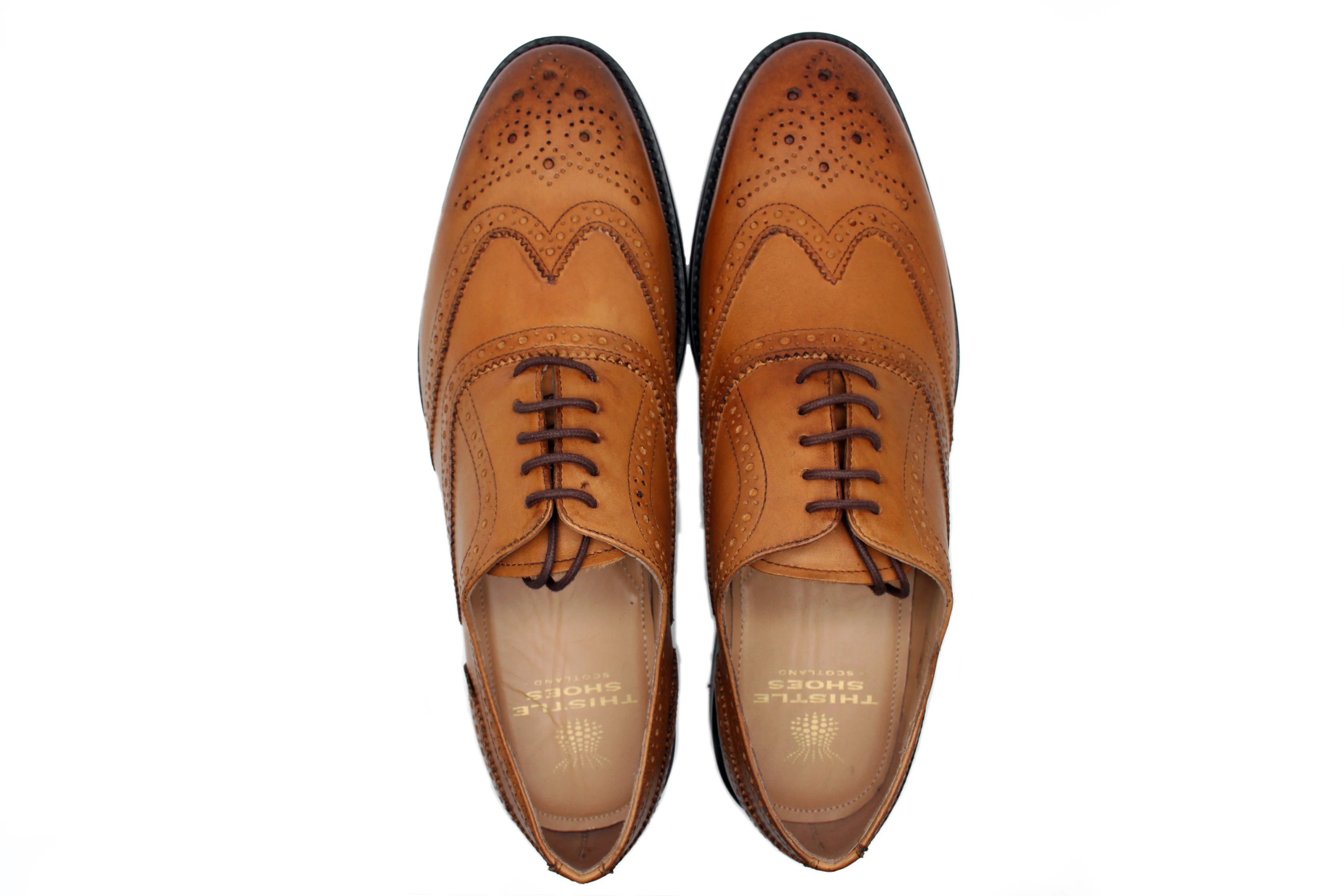 Luxury Day Brogues - Tan - CLEARANCE - Image 3