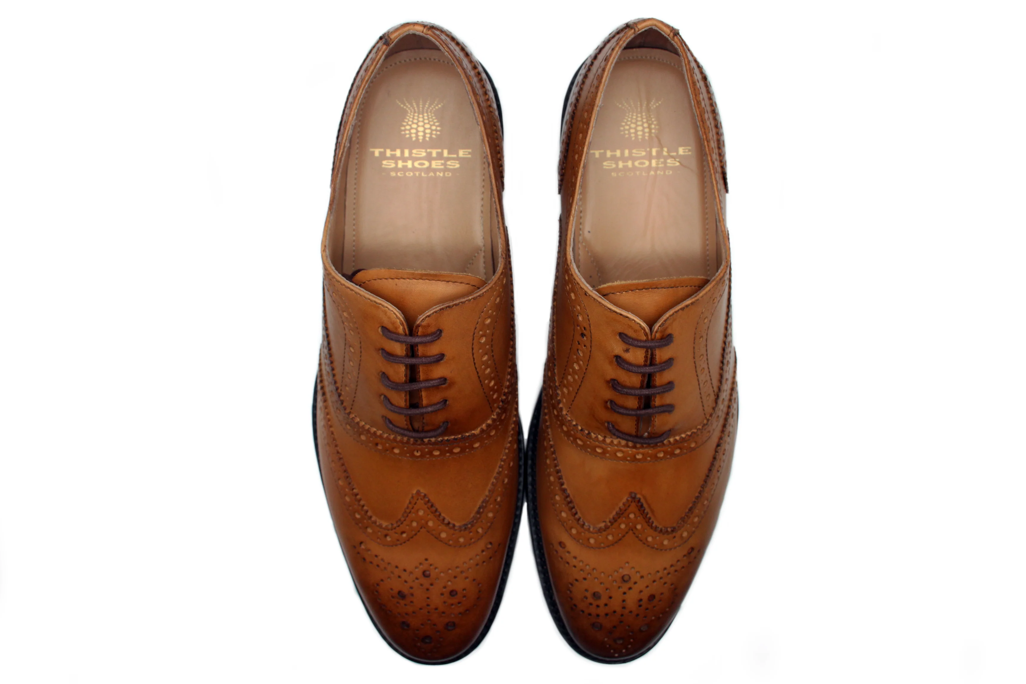 Luxury Day Brogues - Tan - CLEARANCE - Image 4