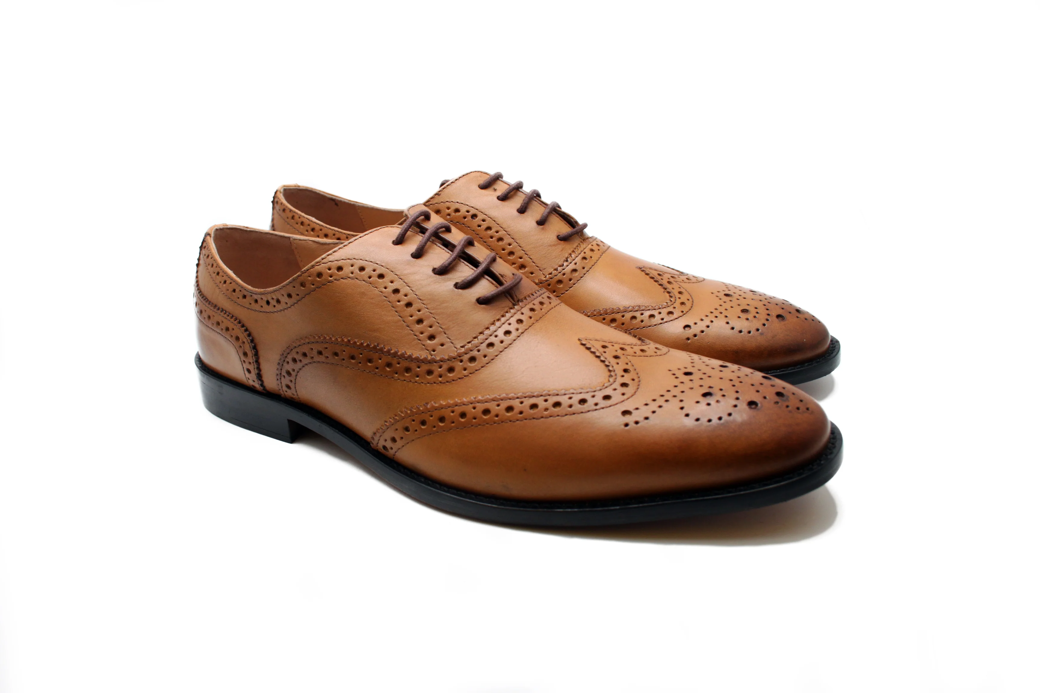 Luxury Day Brogues - Tan - CLEARANCE - Image 5