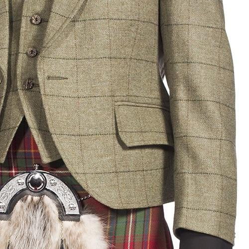 Luxury Estate Tweed Kilt Jacket with 5 Button Waistcoat Made to Order - Image 4