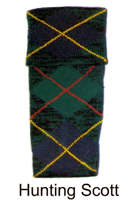 Luxury Kilt Hose - Clansman Full Argyle - Hunting Scott - Image 2