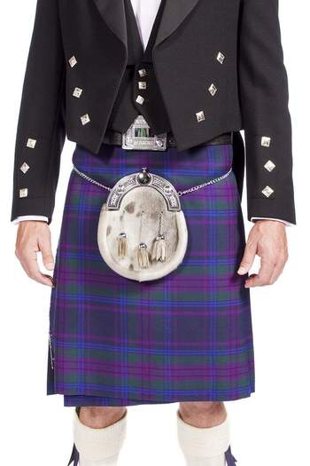 Luxury Prince Charlie Jacket Outfit with 8 Yard 16oz Lochcarron Strome Kilt - Made to Order - Image 5