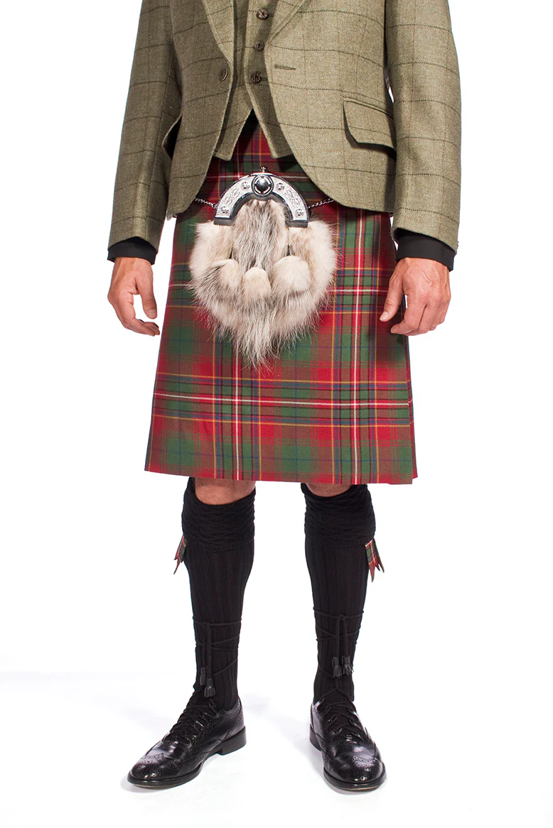 Luxury Tweed Estate Jacket Outfit with 8 yd Heavyweight Kilt - Made to Order - Image 4