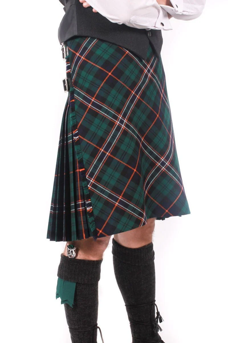 Men's 8 Yard Kilt - 16oz Heavyweight Wool - Bias Front - Made to Order - Image 3
