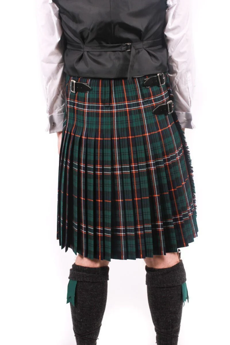 Men's 8 Yard Kilt - 16oz Heavyweight Wool - Bias Front - Made to Order - Image 4