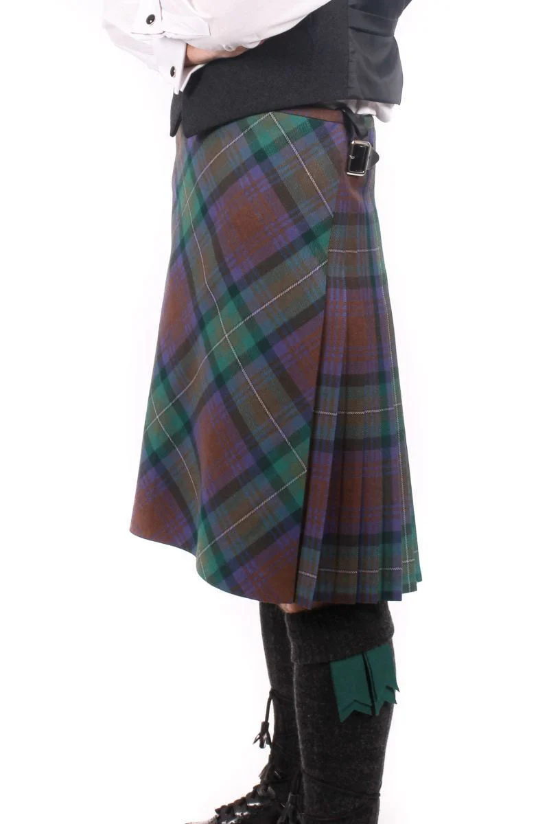 Men's 8 Yard Kilt - 16oz Heavyweight Wool - Bias Front - Made to Order - Image 6