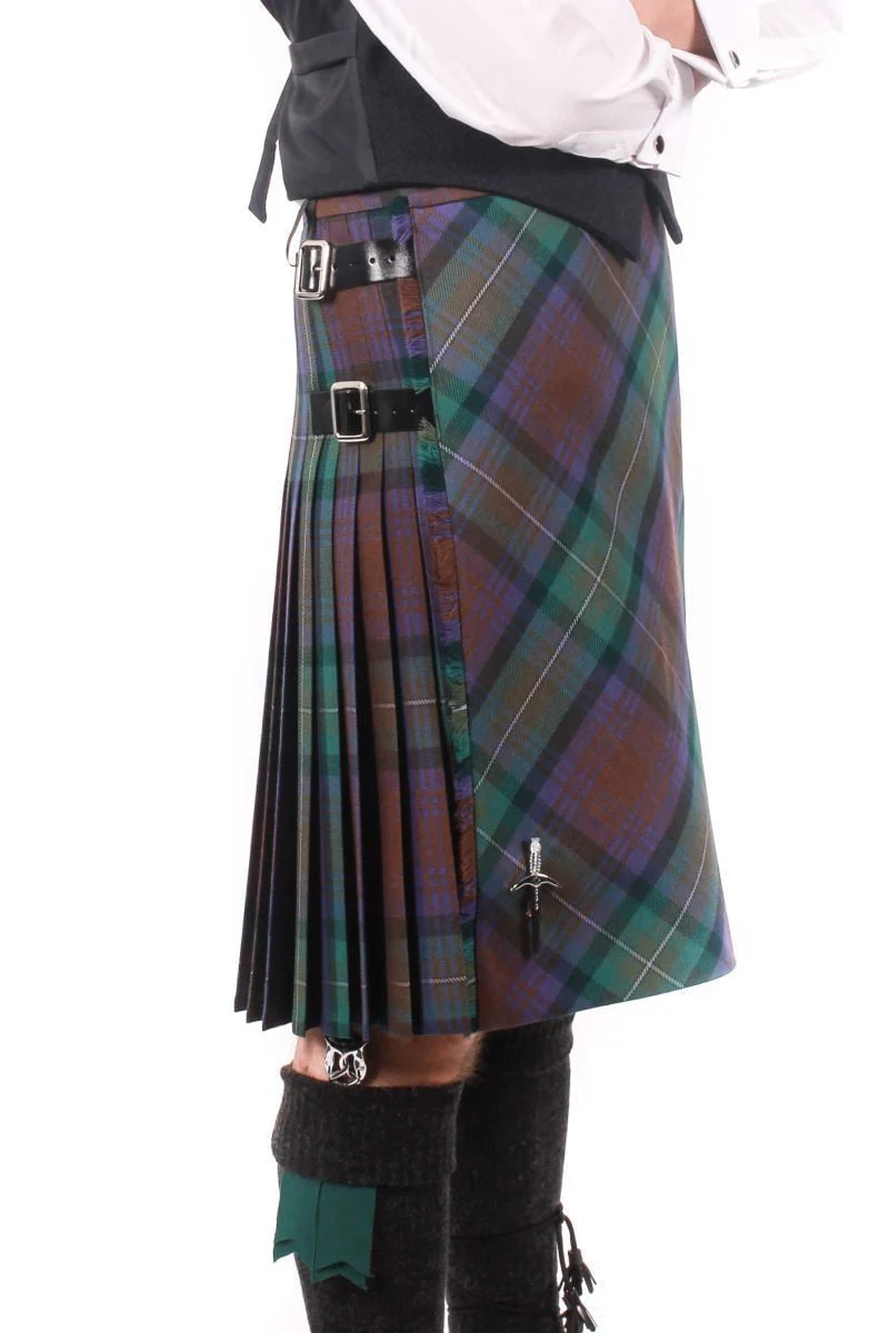 Men's 8 Yard Kilt - 16oz Heavyweight Wool - Bias Front - Made to Order - Image 7