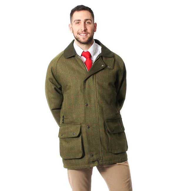 Men's Derby Tweed Jacket - Dark Tweed - Image 4