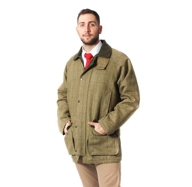 Men's Derby Tweed Jacket - Sage - Image 3