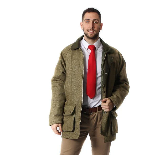 Men's Derby Tweed Jacket - Sage - Image 4