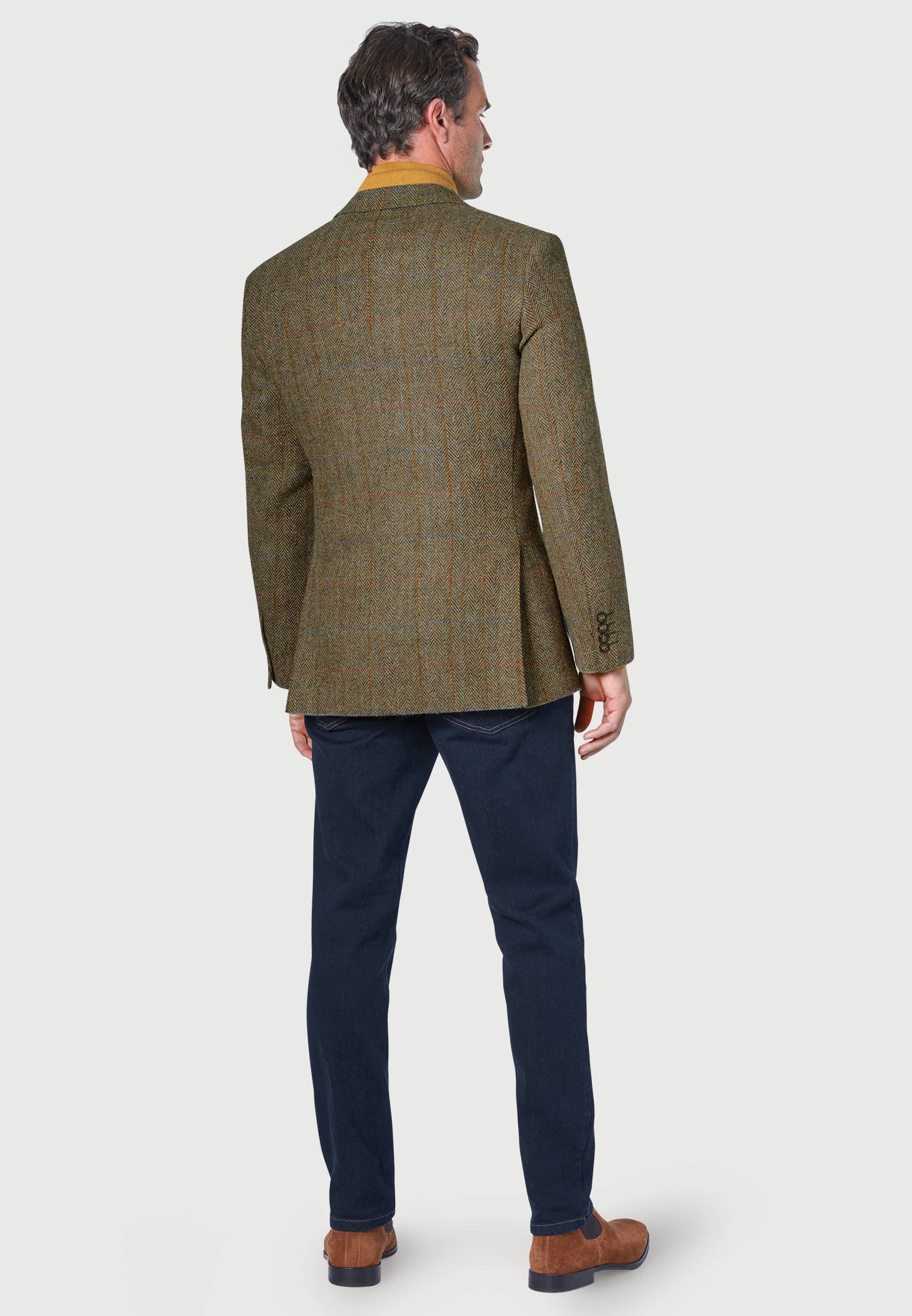 Mens Harris Tweed Classic Fit Jacket - Stromay - Image 6