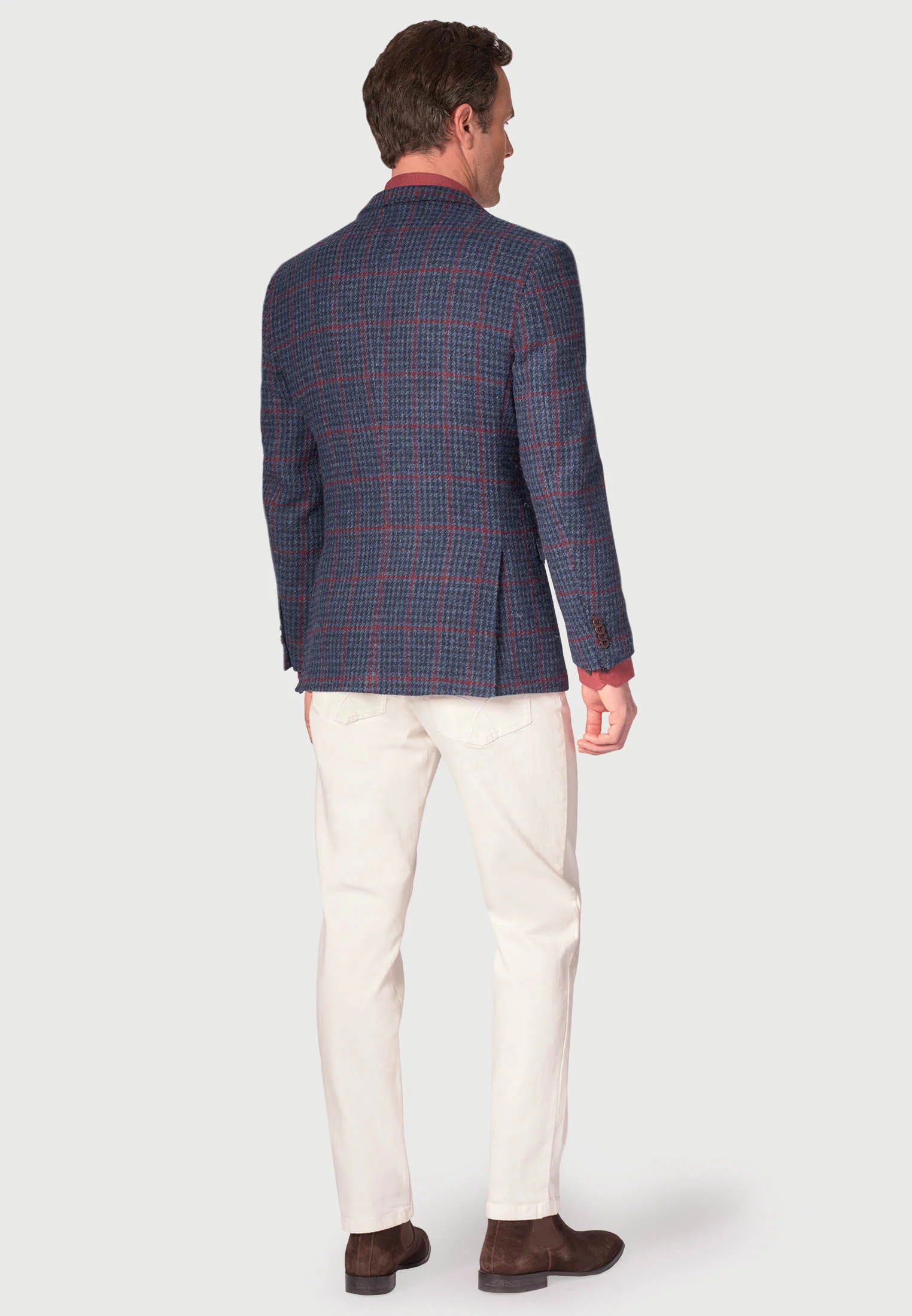 Mens Harris Tweed Tailored Fit Jacket - Perth - Image 5