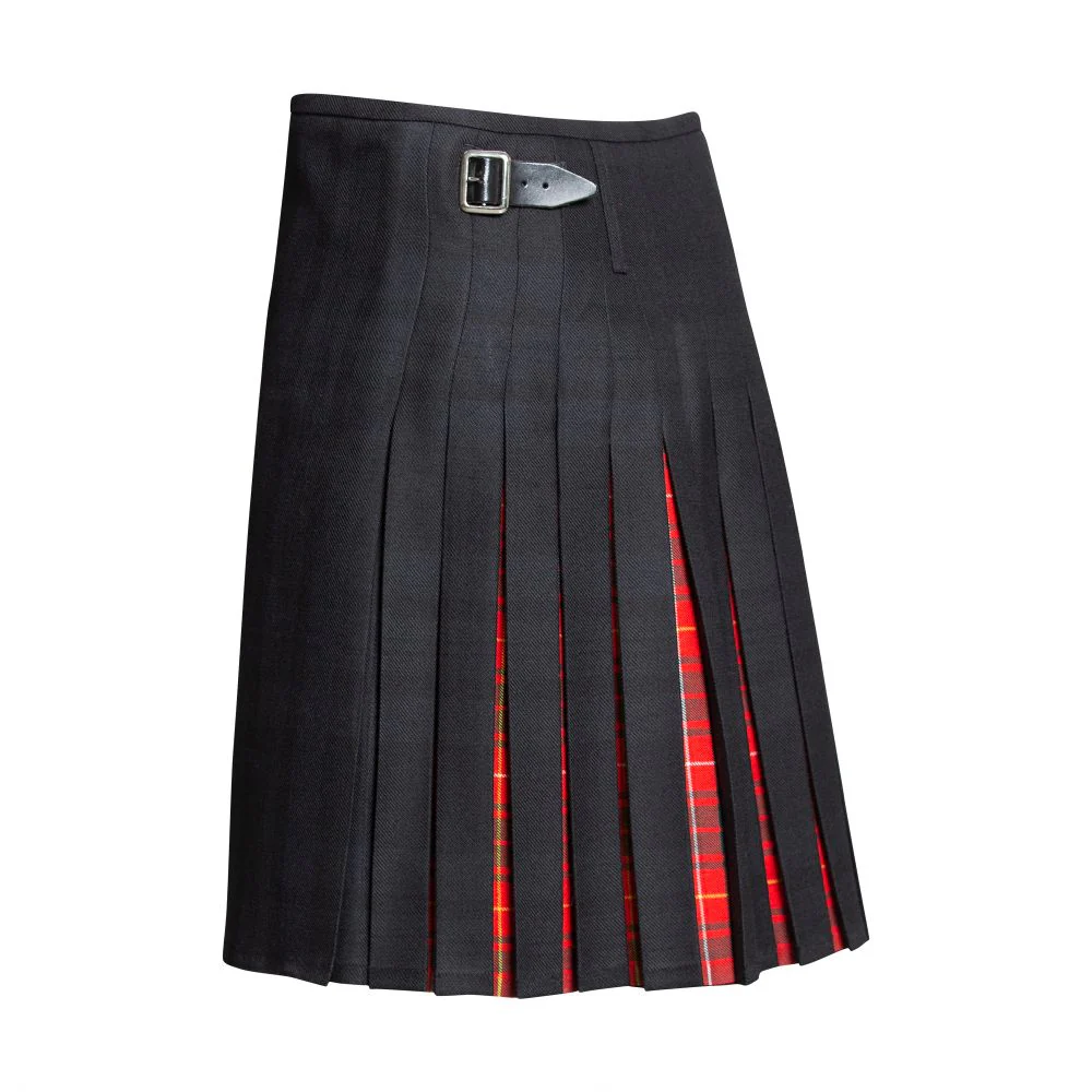 Men's 8 Yard Kilt - 16oz Heavyweight Wool - Black Isle Contrast Kilt - Made to Order - Image 5