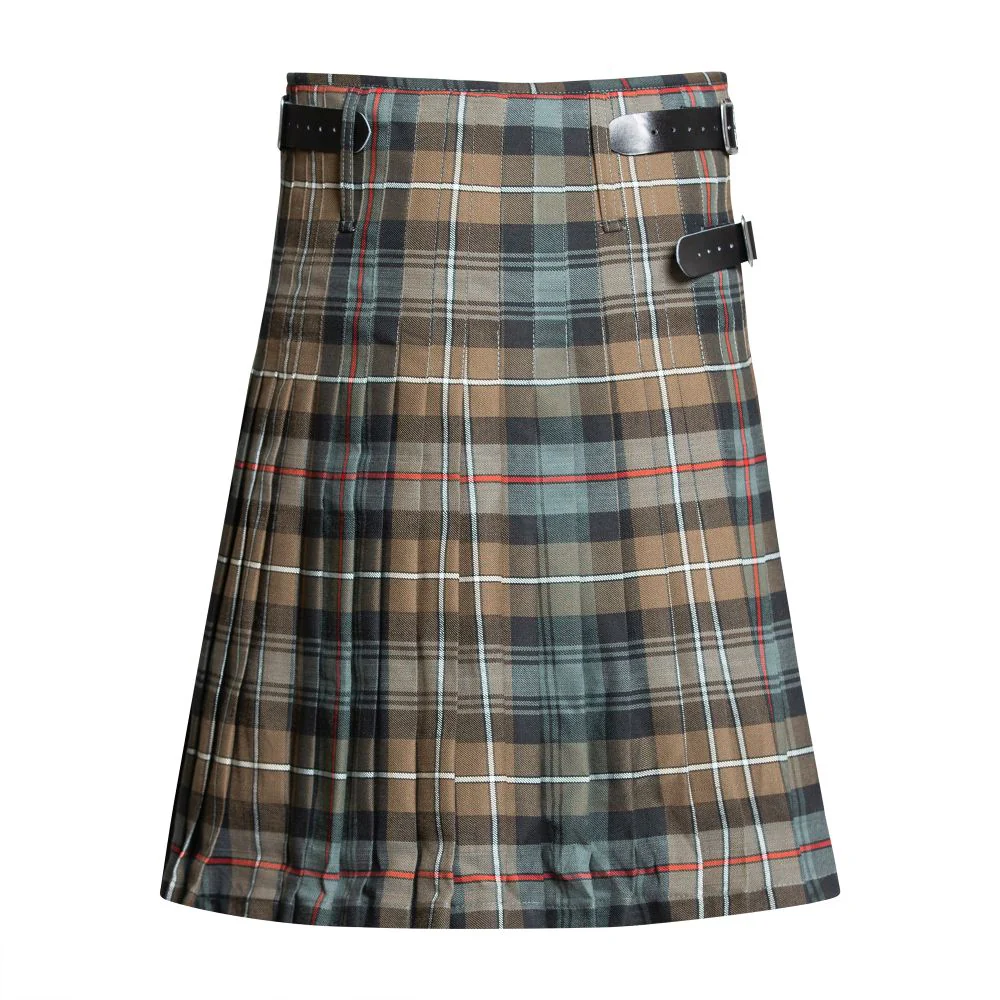 Men's Kilt, 8 Yard Polyviscose - MacKenzie Weathered - Image 4