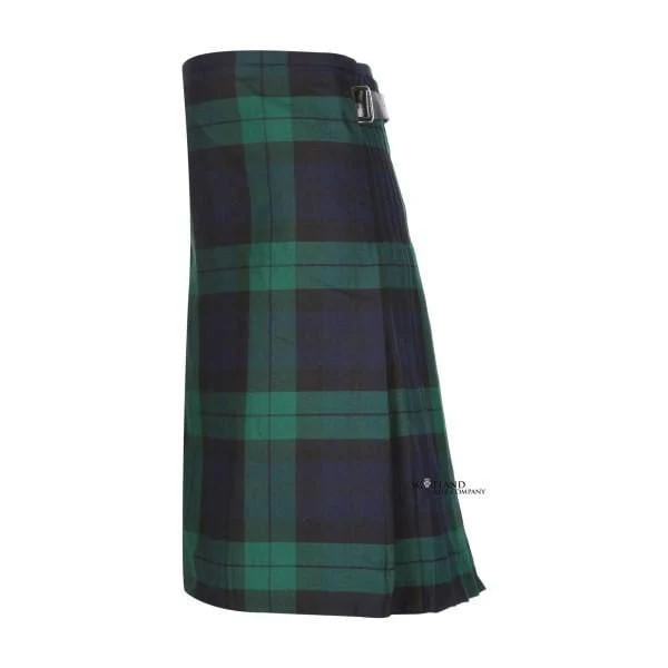 Men's Kilt, 8 Yard Polyviscose - Black Watch Modern - Image 3