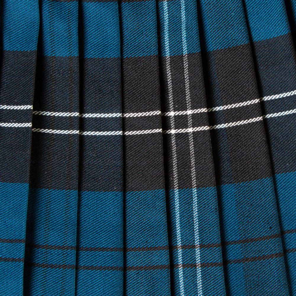Men's Kilt, 8 Yard Polyviscose - Ramsay Blue - Image 4