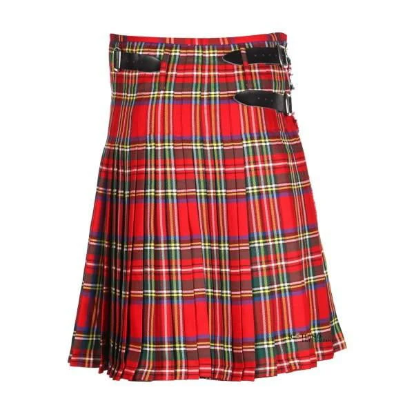 Men's Kilt, 8 Yard Polyviscose - Royal Stewart Modern - Image 3