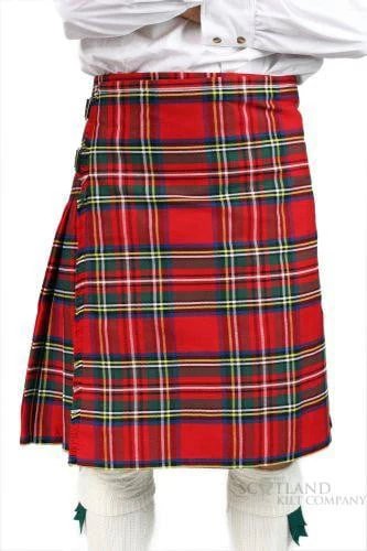 Men's Kilt, 8 Yard Polyviscose - Royal Stewart Modern - Image 7