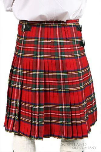 Men's Kilt, 8 Yard Polyviscose - Royal Stewart Modern - Image 8