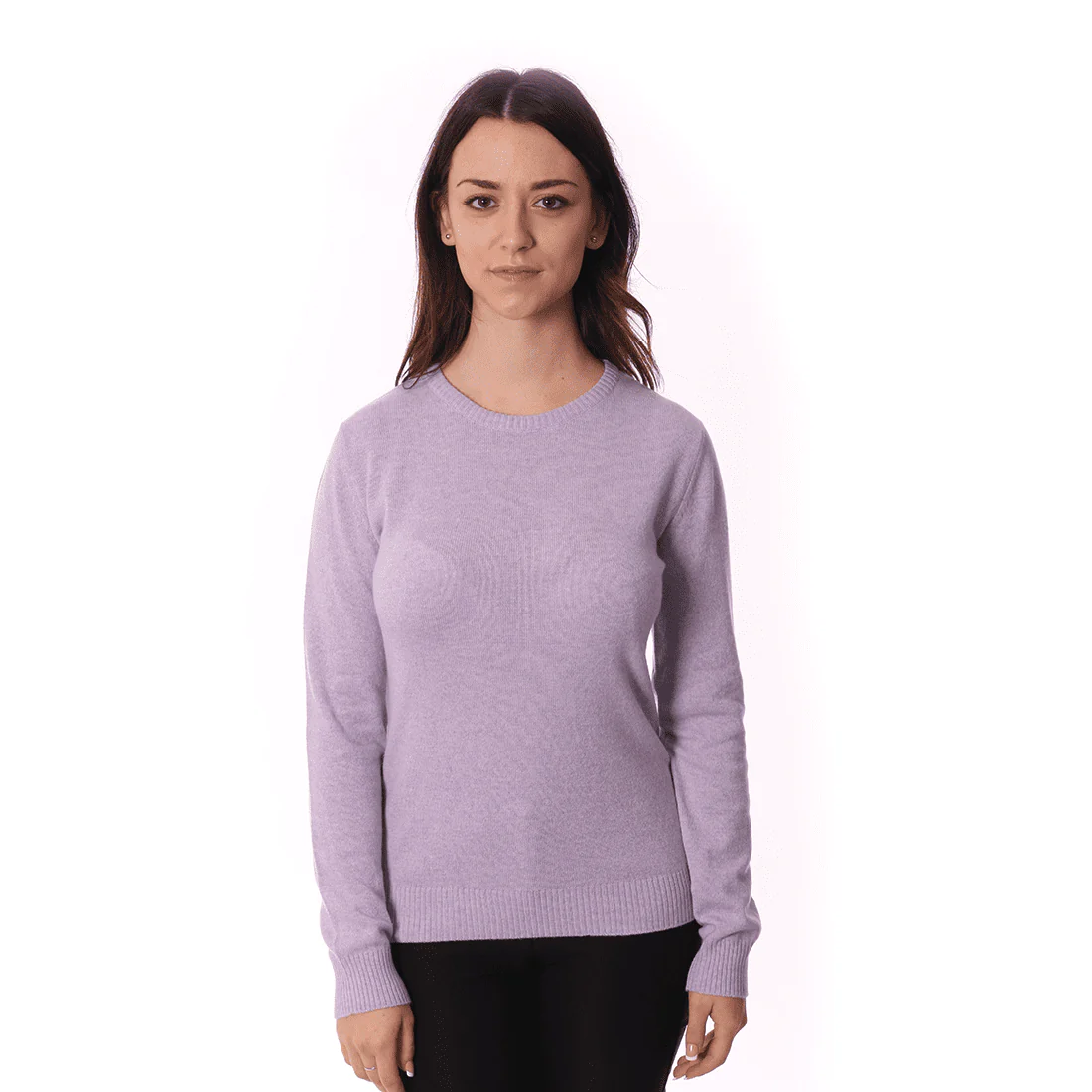 Purple Loch Women's Cashmere Jumper - Crew Neck - Image 3