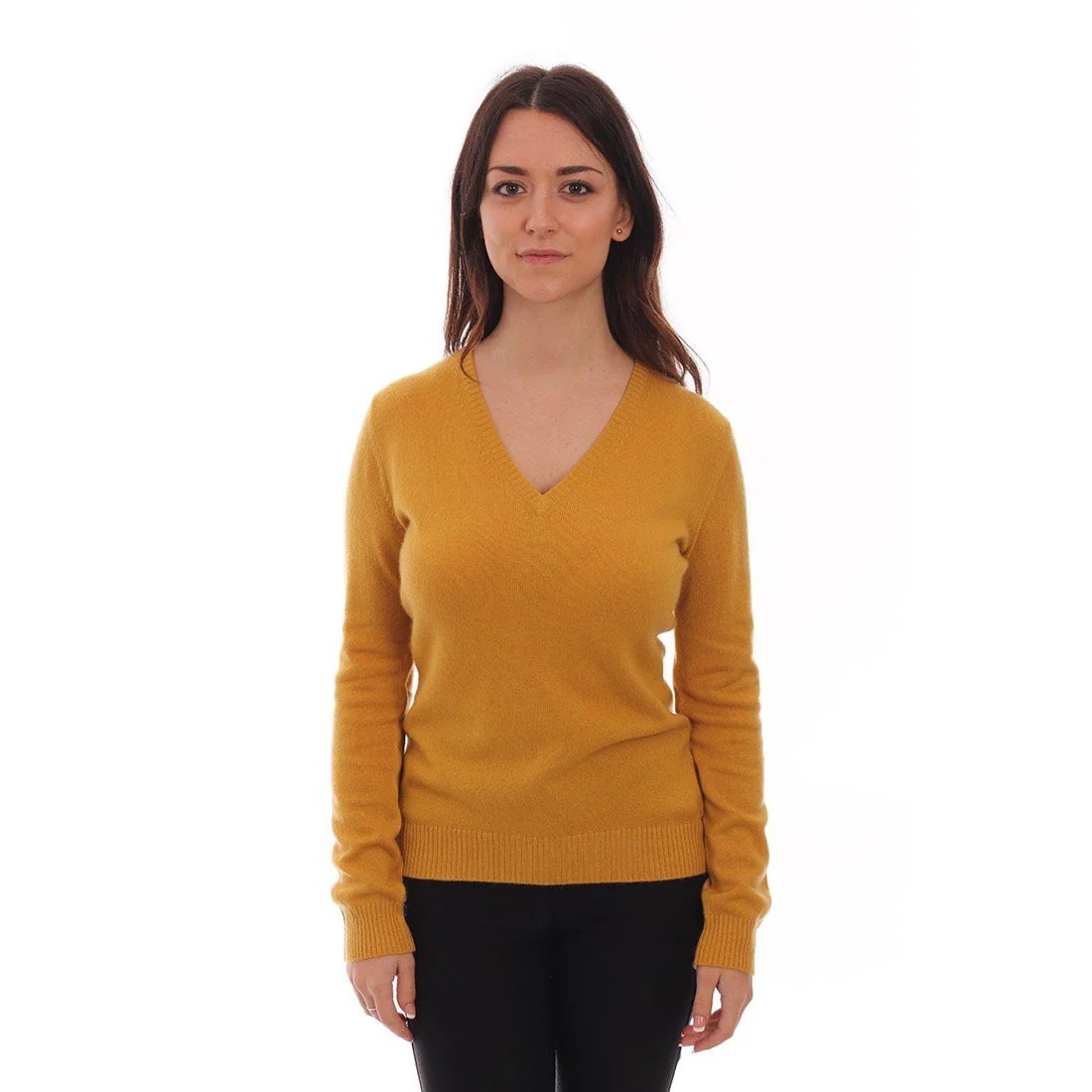 Purple Loch Women's Cashmere V-Neck Jumper - Image 4