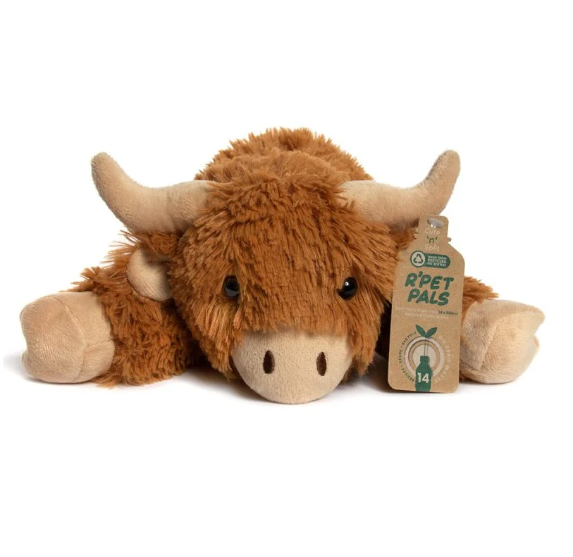 Rpet Pals Hughie Highland Cow Soft Toy - Laying 30 CM - Image 6