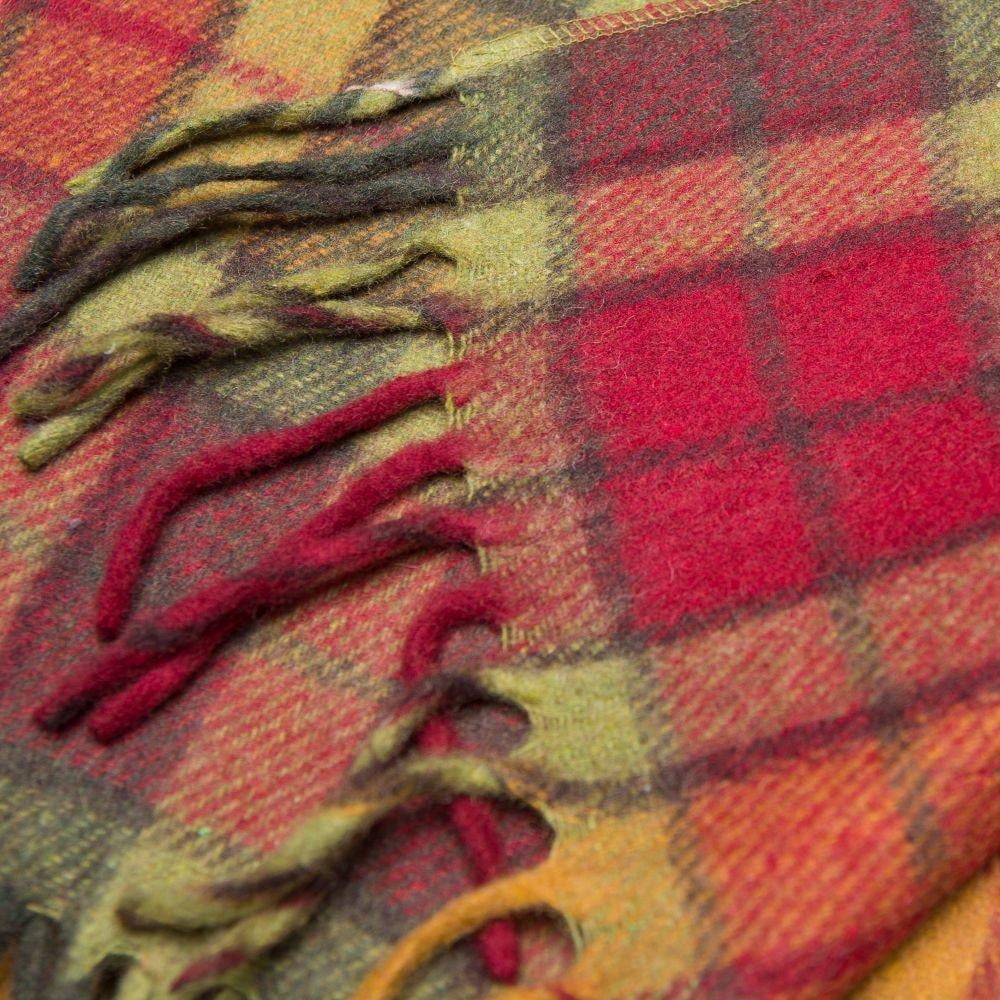 Wool Tartan Knee Blanket - 36'' x 59'' - Buchanan Autumn - Image 5