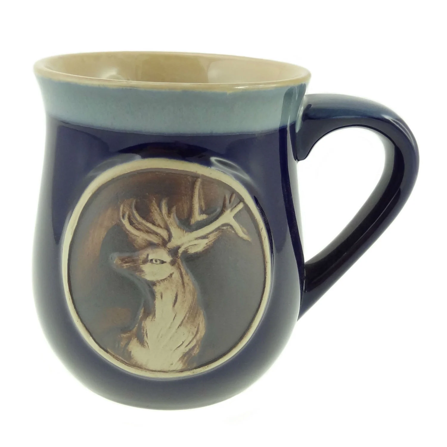 Stoneware Mug with Stag - 3 Colours - Image 2
