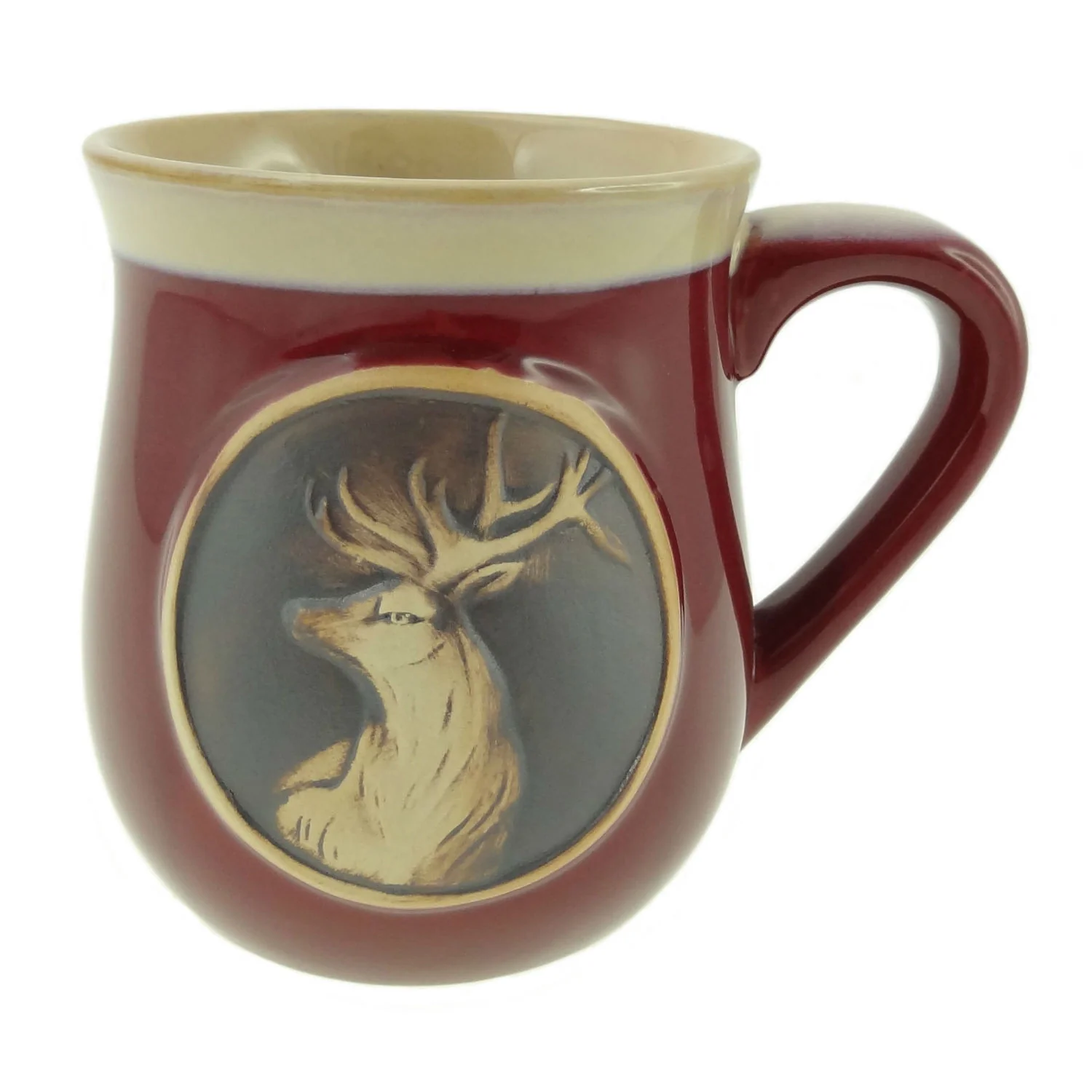 Stoneware Mug with Stag - 3 Colours - Image 3