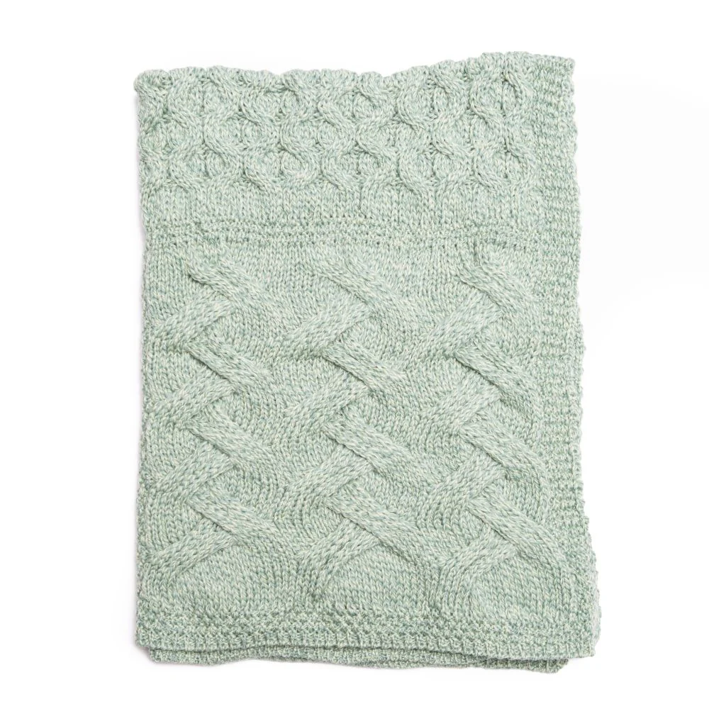 Supersoft Merino Wool Mixed Weave Blanket/Cover by Aran Mills - 5 Colours - Image 4