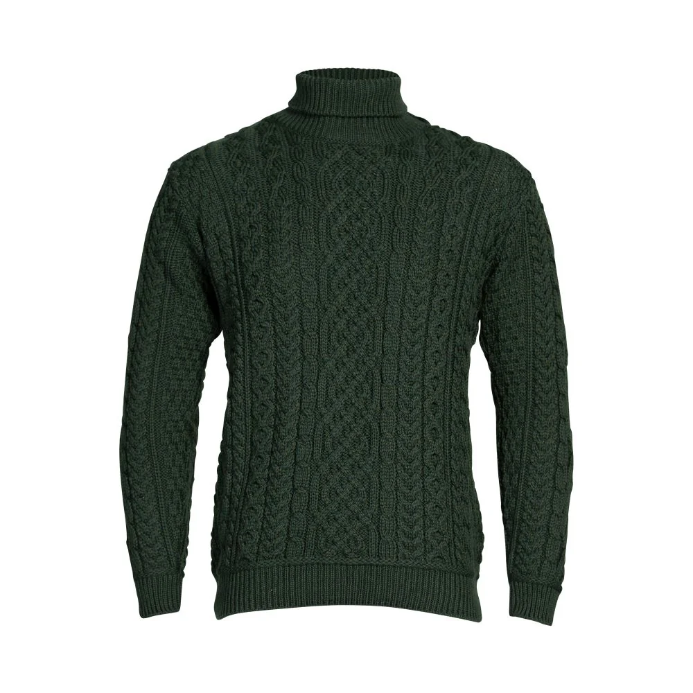 Men's Supersoft Merino Wool Roll Neck Sweater by Aran Mills - 4 Colours - Image 5