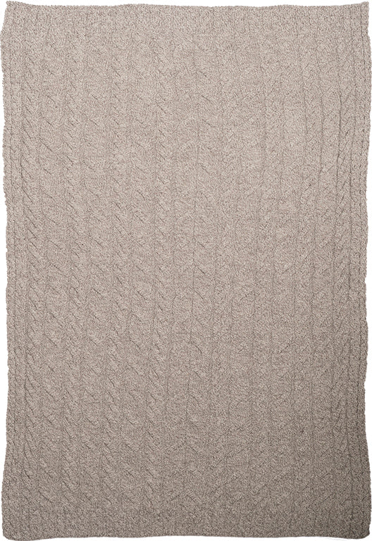 Supersoft Merino Wool Weave Design Blanket/Cover by Aran Mills - 9 Colours - Image 3