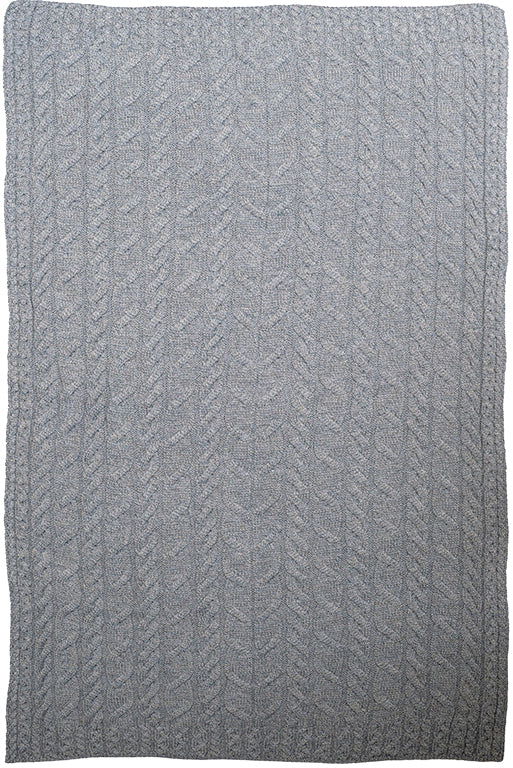 Supersoft Merino Wool Weave Design Blanket/Cover by Aran Mills - 9 Colours - Image 5